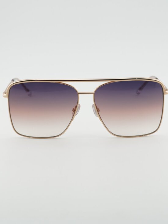Isabel Marant IM 0118/S 0000 FF Sunglasses Gold Square Frame, Grey Lenses